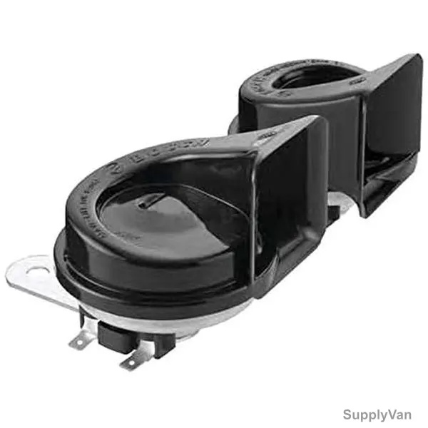 Bosch Fanfare Air Horn, 9320335007, 12V, 80W, Black, 2 Pcs/Set