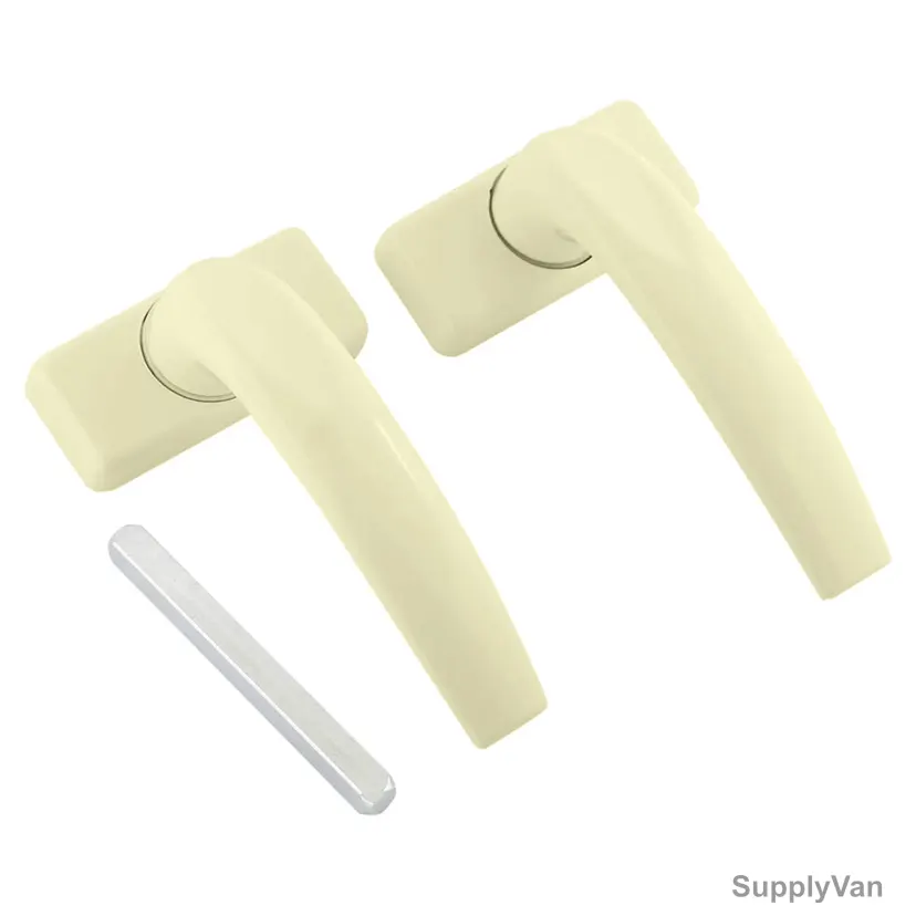 Dorfit Powder Coated Door Handle, DTADH224-BG, Aluminium, Beige — image 1