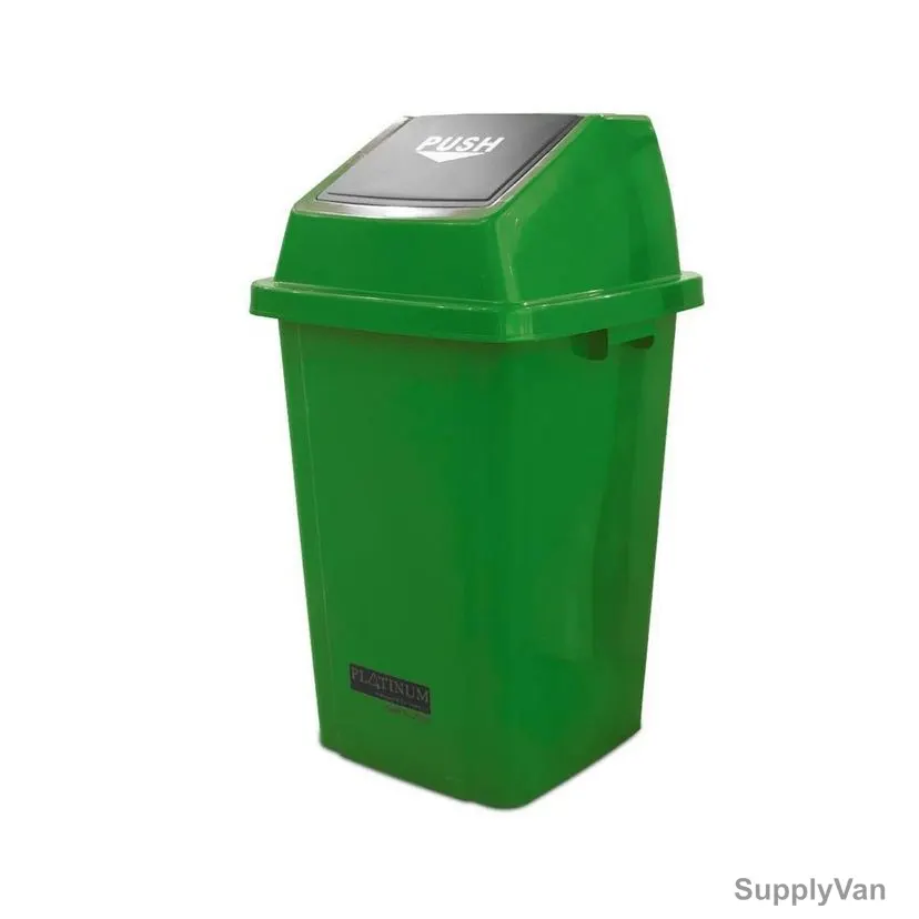 Akc Garbage Bin, GC14G-100, Plastic, 100 Ltrs, Green