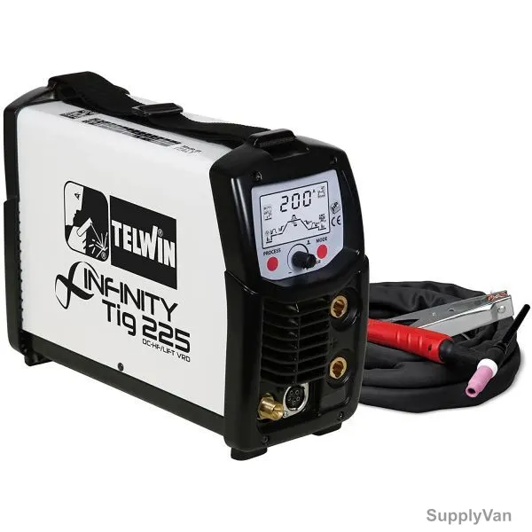 Telwin Electrode Welding Machine, 816089, Infinity Tig 225, 230V