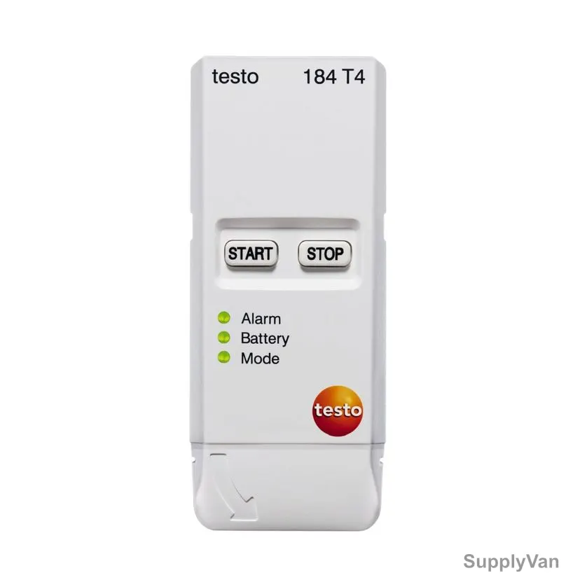 Testo Temperature Data Logger, 184-T4, 1-Channel, -80 to +70 Deg.C