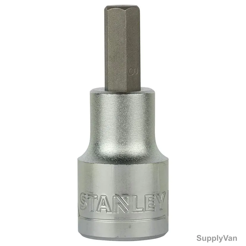 Stanley 4 Point Hexagonal Bit Socket, STMT73375-8B, 1/2 Inch Drive, 8MM