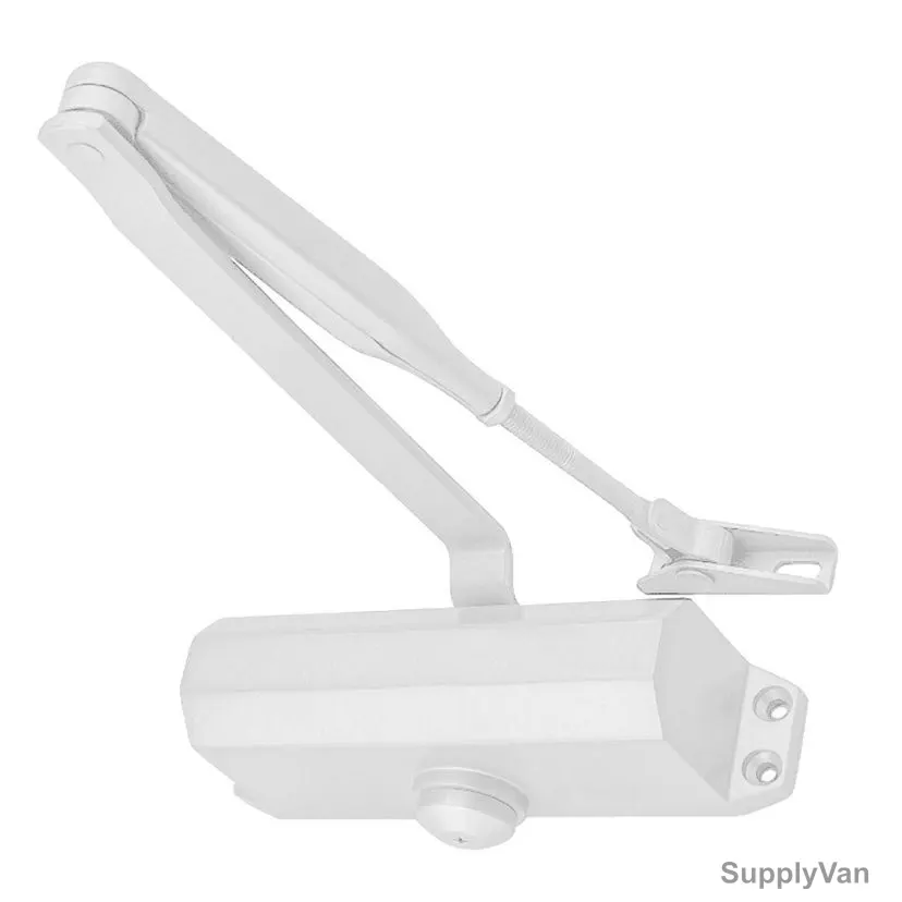 Dorfit Door Closer, DT071C-WH, Zinc, 800-1000MM Door Width, 40-65 Kg Weight Capacity, White — image 1