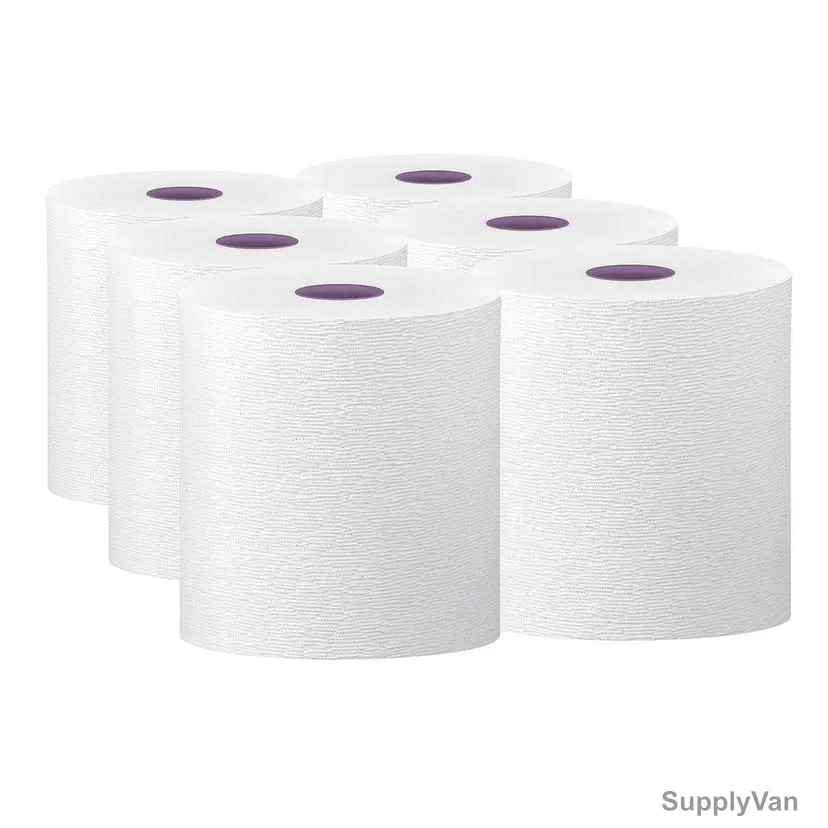 Swish Super Autocut Tissue Roll, Glue Laminated, 2 Ply, 800GM, 96 Mtrs length, 6 Pcs/Pack — image 1
