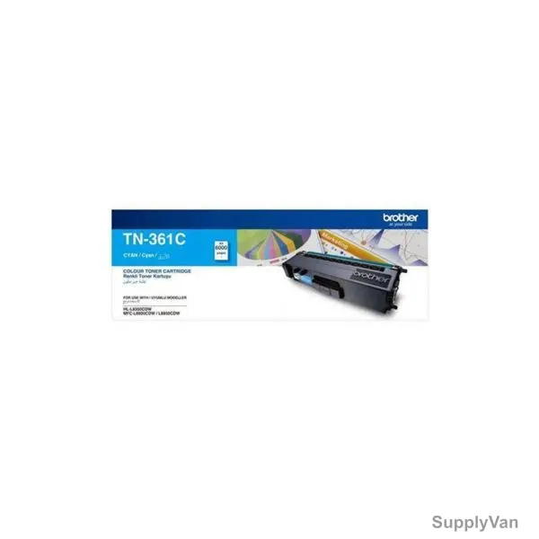 Brother Toner Cartridge, TN-361C, 1500 Pages, Cyan — image 1