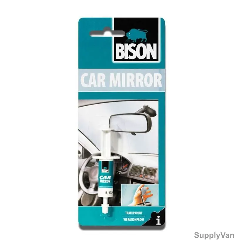 Bison Mirror Adhesive, 71154, 60ML, Clear