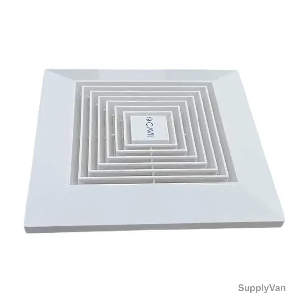Cavil Ceiling Mounted Exhaust Fan, C-BPT-8-UTH, 23W, 8 Inch Dia, White — image 1