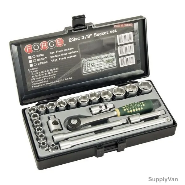 Force Socket Set, 3232, 23PCS