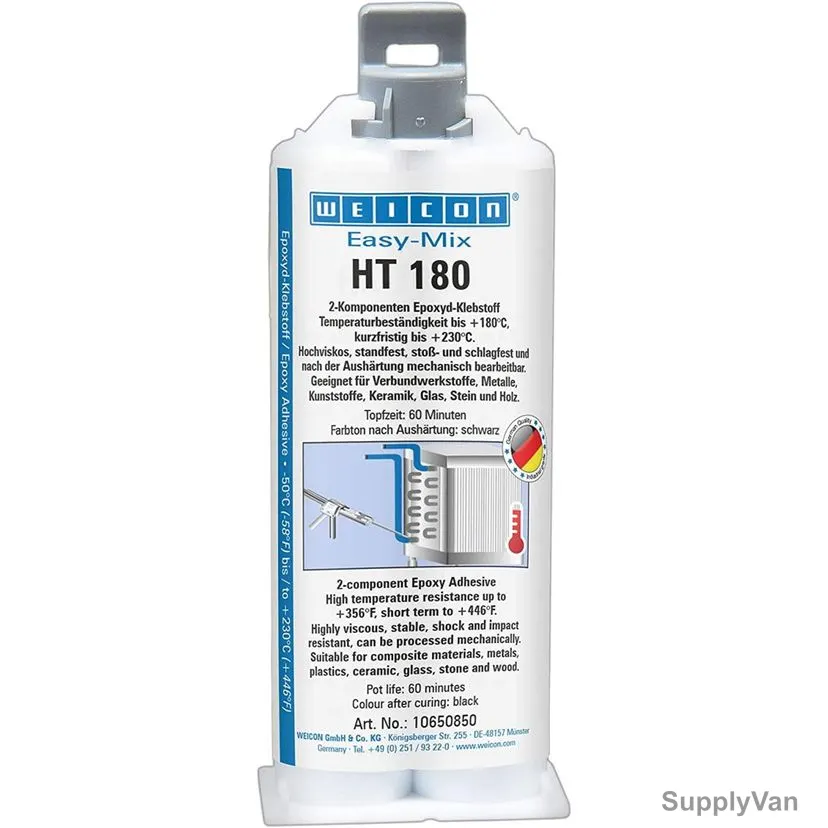 Weicon Easy-Mix HT 180 Epoxy Adhesive, 10650850, 50ML — image 1