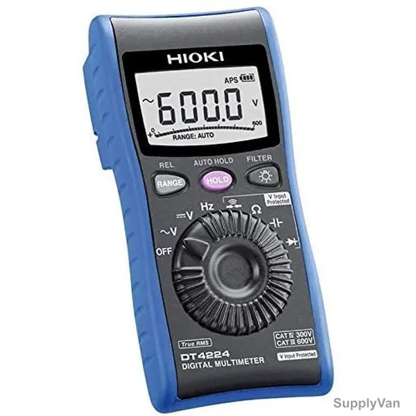 Hioki Digital Multimeter, DT4224, 600V