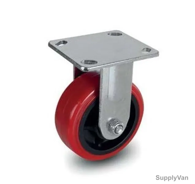 Fix Plate Caster, 089100, Heavy Duty, 10CM, 140Kg