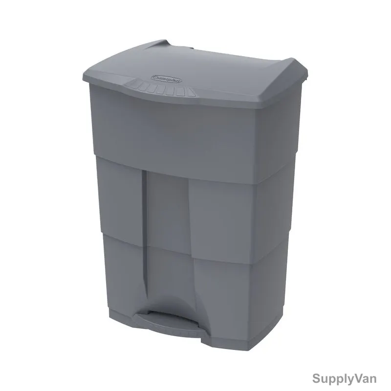Cosmoplast Step-On Waste Bin With Pedal, IFHHXX329CG, Plastic, 70 Ltrs, Dark Grey — image 1