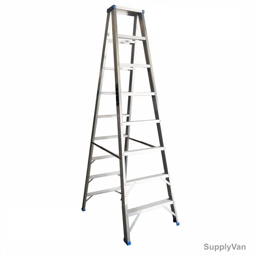 Topman Two Way Ladder, TWAL8, Aluminium, 8 Steps, 110 Kg Weight Capacity