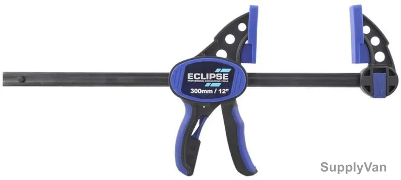 Eclipse Bar Clamp and Spreader, EQGC12, 12 Inch, Blue/Black