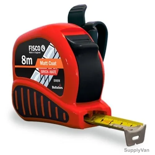 Fisco Measuring Tape, BM8M, Brick-Mate, 8 Mtrs x 25MM — image 1