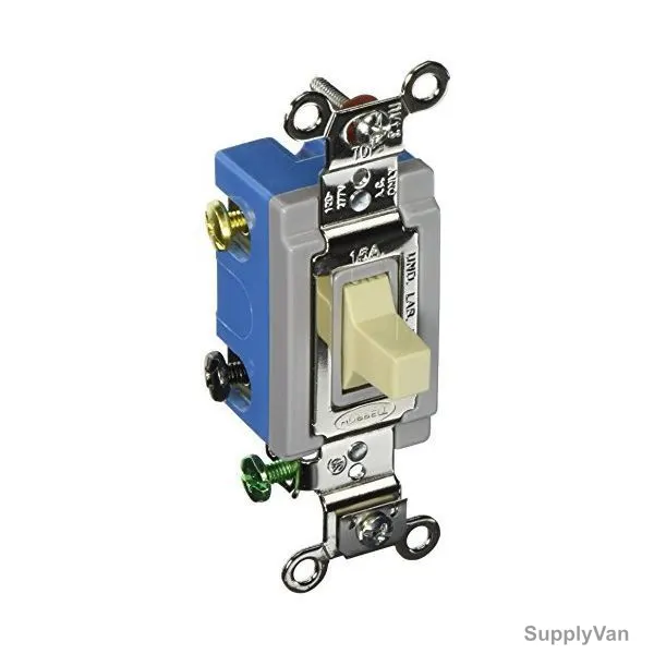 Hubbell 4 Way Momentary Toggle, HUBHBL1556I, 15A, 120-277VAC
