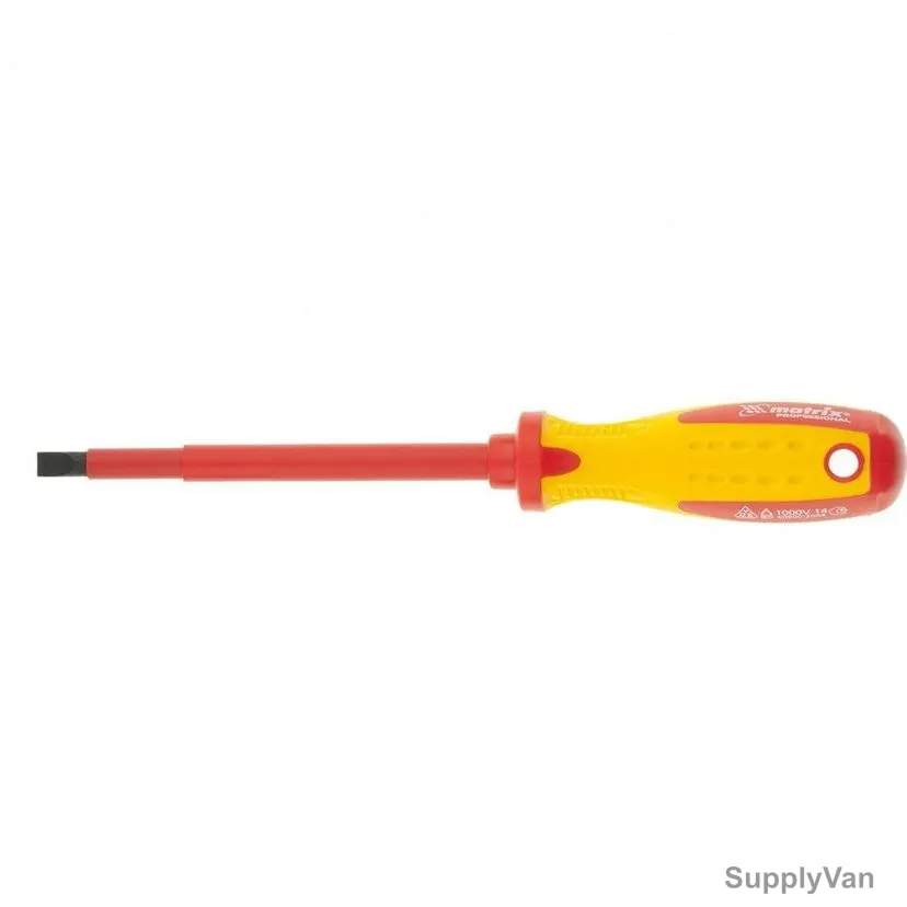 Mtx Insulated Screwdriver, 129249, Phillips, 1000VAC, PH0 Tip Size x 75MM Blade Length