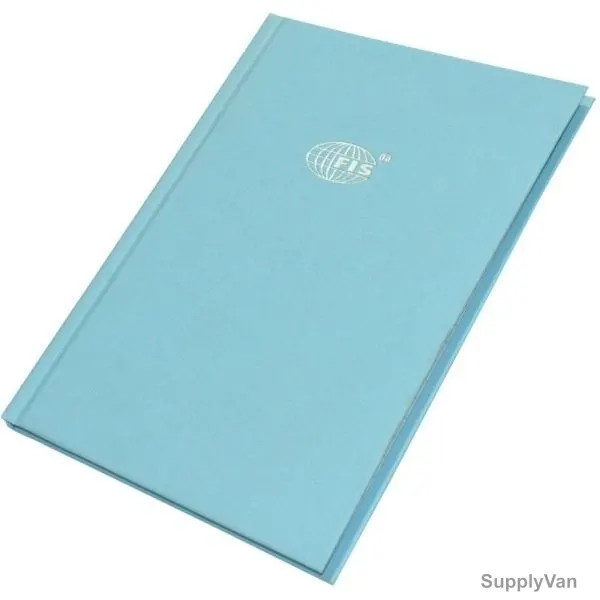 FIS Single Ruled Hard Cover 2 Quire Notebook, FSNBA52QJCLBL, 148 x 210MM, 96 Pages, Light Blue