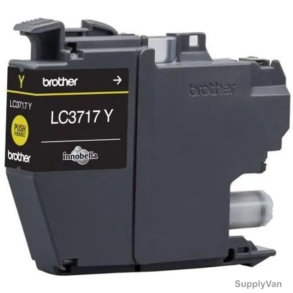 Brother Ink Cartridge, LC3717Y, 550 Pages, Yellow — image 1