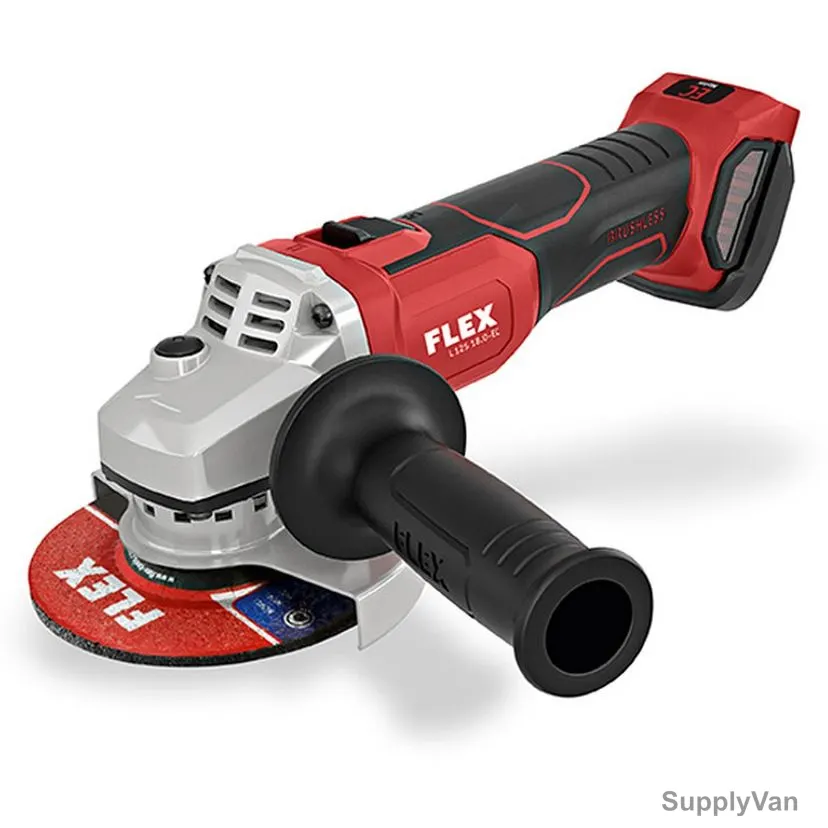 Flex Cordless Angle Grinders With 200 Pcs Metal Cutting Discs, L-125-Set, 18V, 5 Inch — image 1