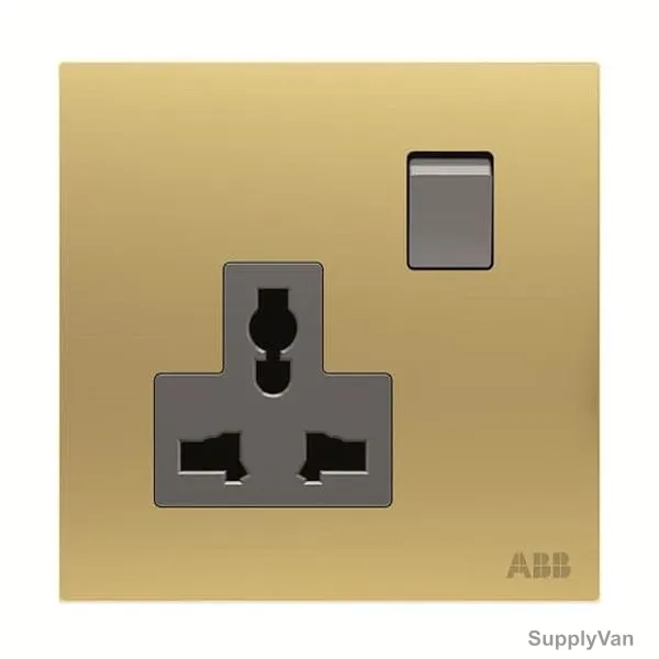 ABB Electrical Socket, AM29486-MG, Millenium, 1 Gang, 13A