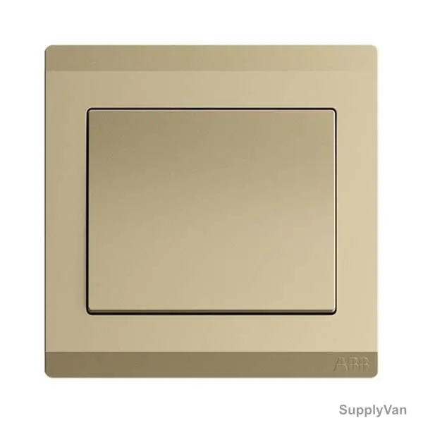 Abb Electrical Switch, BL105-PG, Inora, 1 Gang, 2 Way, 10AX, Royal Gold — image 1