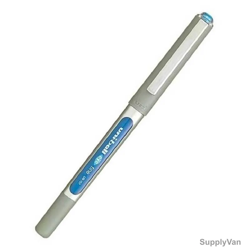 Uni-Ball Ball Point Pen, UB157-BEL, Eye, 0.7MM Tip, Blue, 12 Pcs/Pack