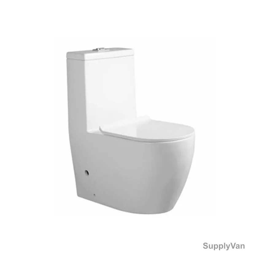 Sonet Single-Piece S-Trap Water Closet, 1058, Arc, Ceramic, 80CM Height x 68CM Width x 37CM Length, White — image 1
