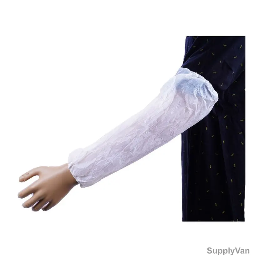 Hotpack Plastic Hand Sleeve, Pos, White, 2000 Pcs/Carton — image 1