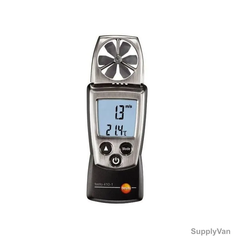 Testo Anemometer, 410-1, 0.4 to 20 Mtrs/sec