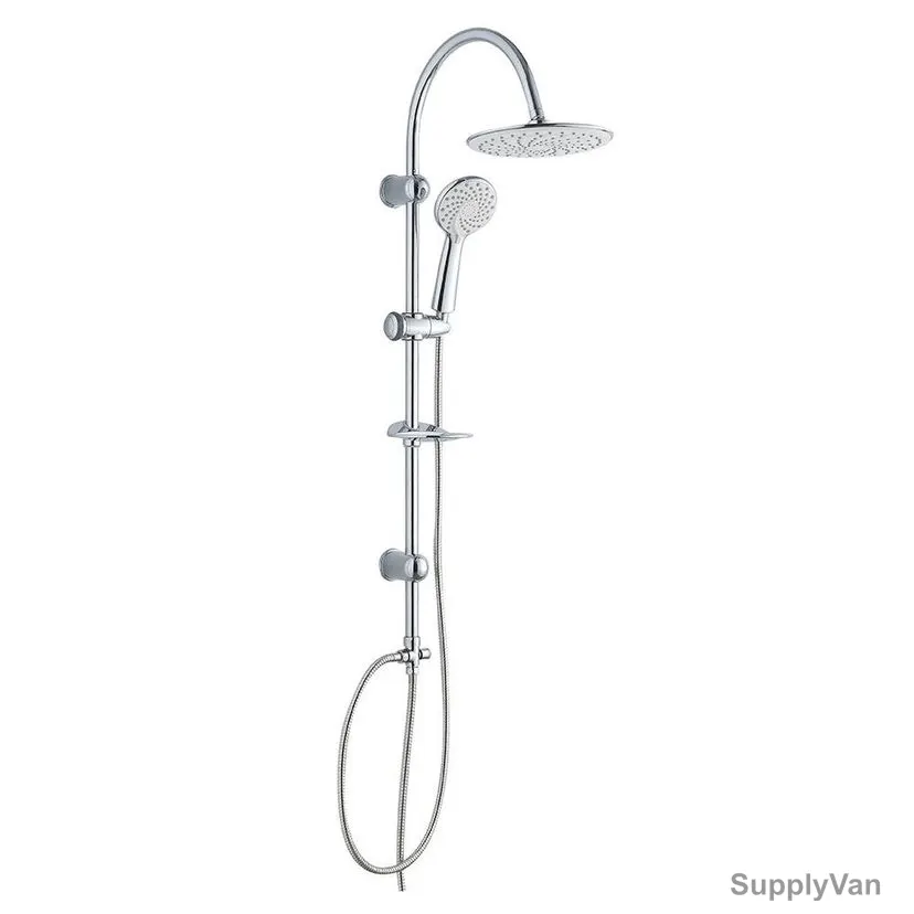 Milano Rain Shower Set, L107-W-RND, Beatrice, Stainless Steel, Chrome Finish — image 1