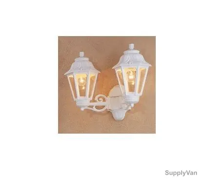 Fumagalli Wall Light, Porpora/Anna(W), 60W, White