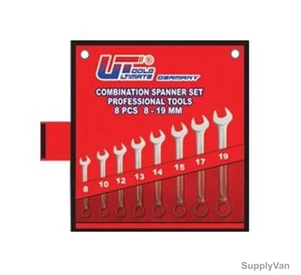 Ultimate Toolz Combination Spanner Set, UTCSS-8P, 8PCS