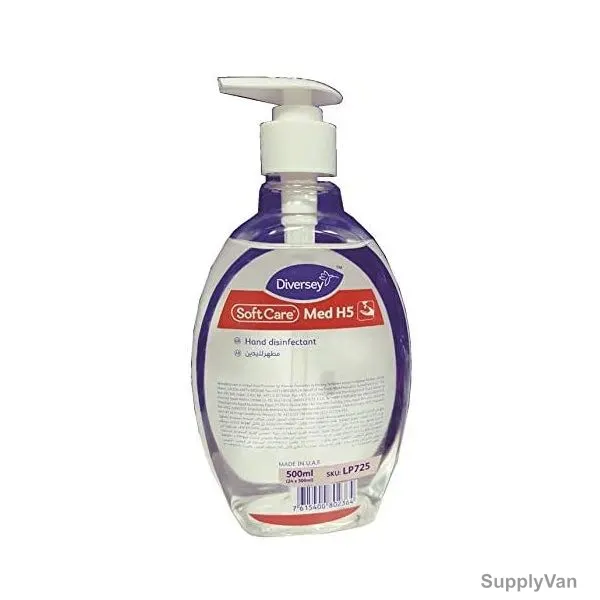 Diversey Soft Care Med H5 Hand Sanitizer, SHSMH500, 500ML
