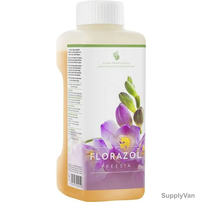Evans Florazol Freesia Concentrated Deodoriser, 1 Ltr, 4 Pcs/Pack