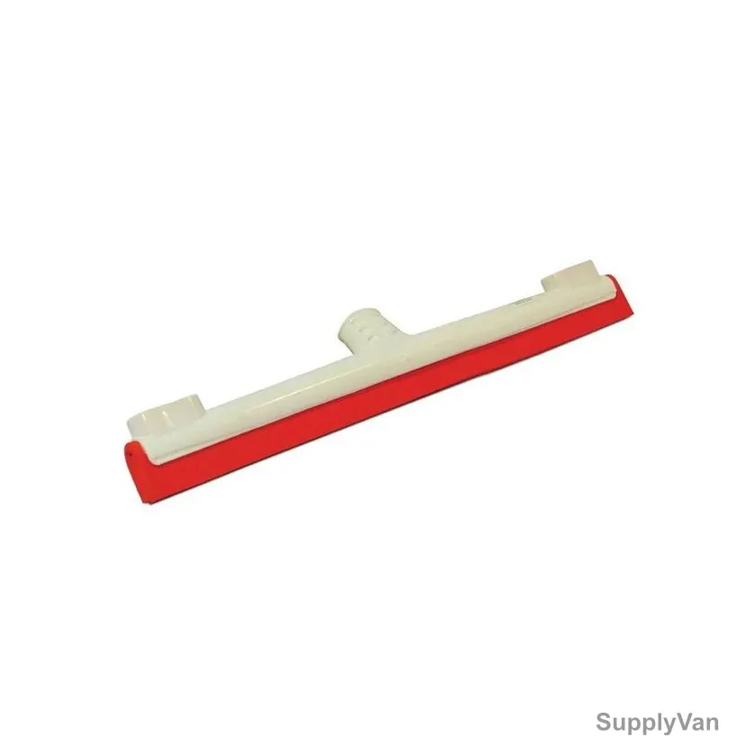 Akc Heavy Duty Floor Wiper With 130CM Metallic Handle, WP31+BH05W, Plastic, 42CM, Red/White — image 1