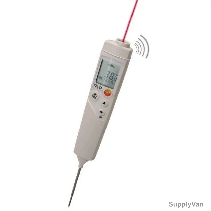 Testo Infrared Thermometer, 826-T4, -50 to 300 Deg.C