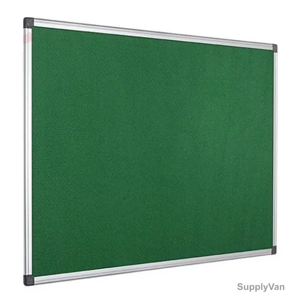 Deluxe One Sided Felt Board, 120 x 240CM, Green