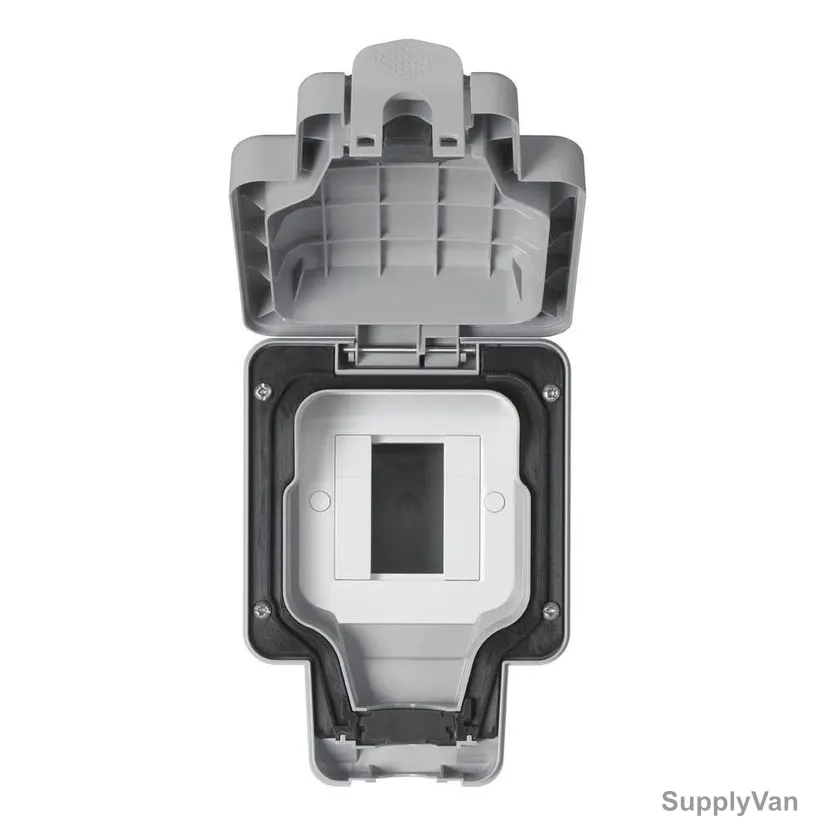 Mk Weatherproof Data/Telecom Enclosure, K56423GRY, Masterseal Plus, Polycarbonate, IP66, Grey