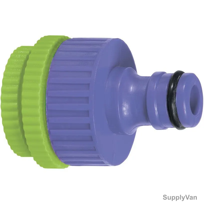 Palisad Garden Hose Adapter, 657358, Plastic, 1/2 to 1 Inch