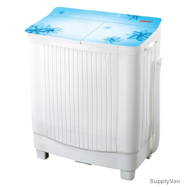 Nikai Top Load Washing Machine, NWM1401SPN4, Semi Automatic, 14 Kg, White