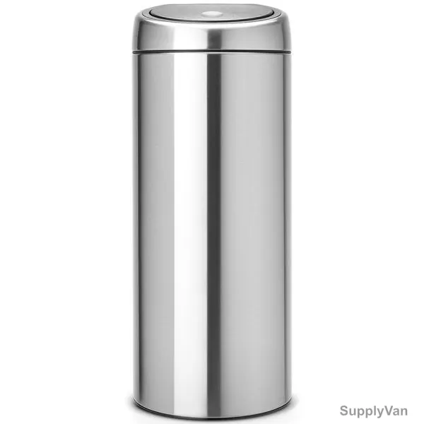 Brabantia Touch Bin, 378669, 30 Litres, Fpp, Matt Steel