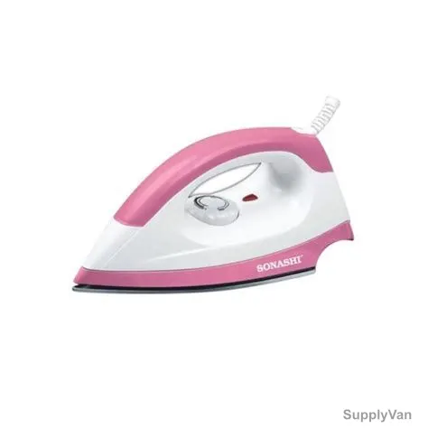 Sonashi Dry Iron, SDI-6007, 1000W, Pink — image 1