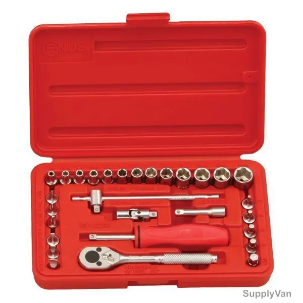 Genius Metric Hand Socket Set, GS-229M, 29PCS