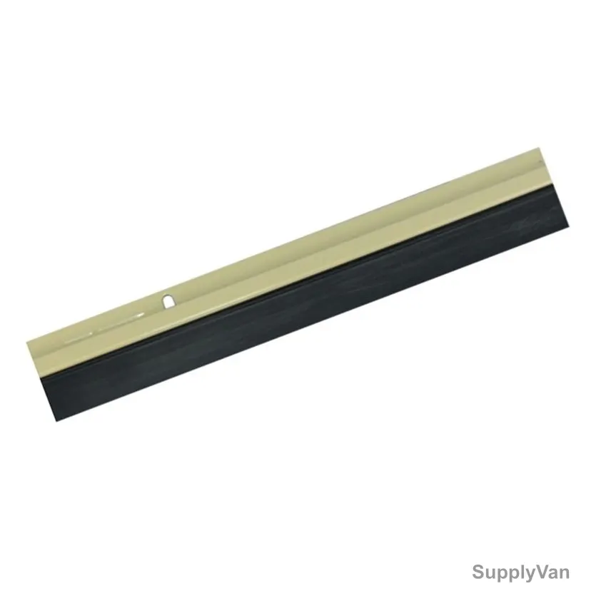 Door Brush, 1 Mtr, Aluminium and Rubber, Beige