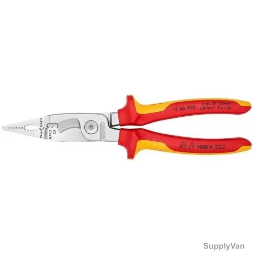 Knipex Electrical Plier, 1386200, 200MM
