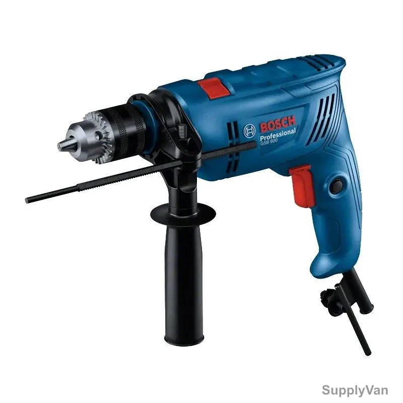Bosch Heavy Duty Impact Drill, GSB-600, 600W, 3000 RPM, 1.5-13MM Chuck Capacity