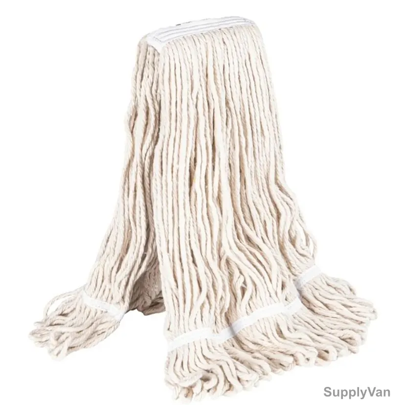 Swish Heavy Duty Commercial Replacement Kentucky Wet Mop Head, Cotton, 400GM, White