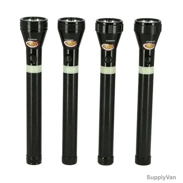 Olsenmark 4 In 1 Rechargeable LED Flashlight, OMFL2618, 242MM, 4 Pcs/Pack