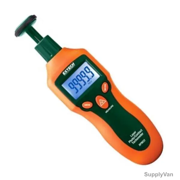 Extech Laser Tachometer, RPM33, 2 to 20000RPM